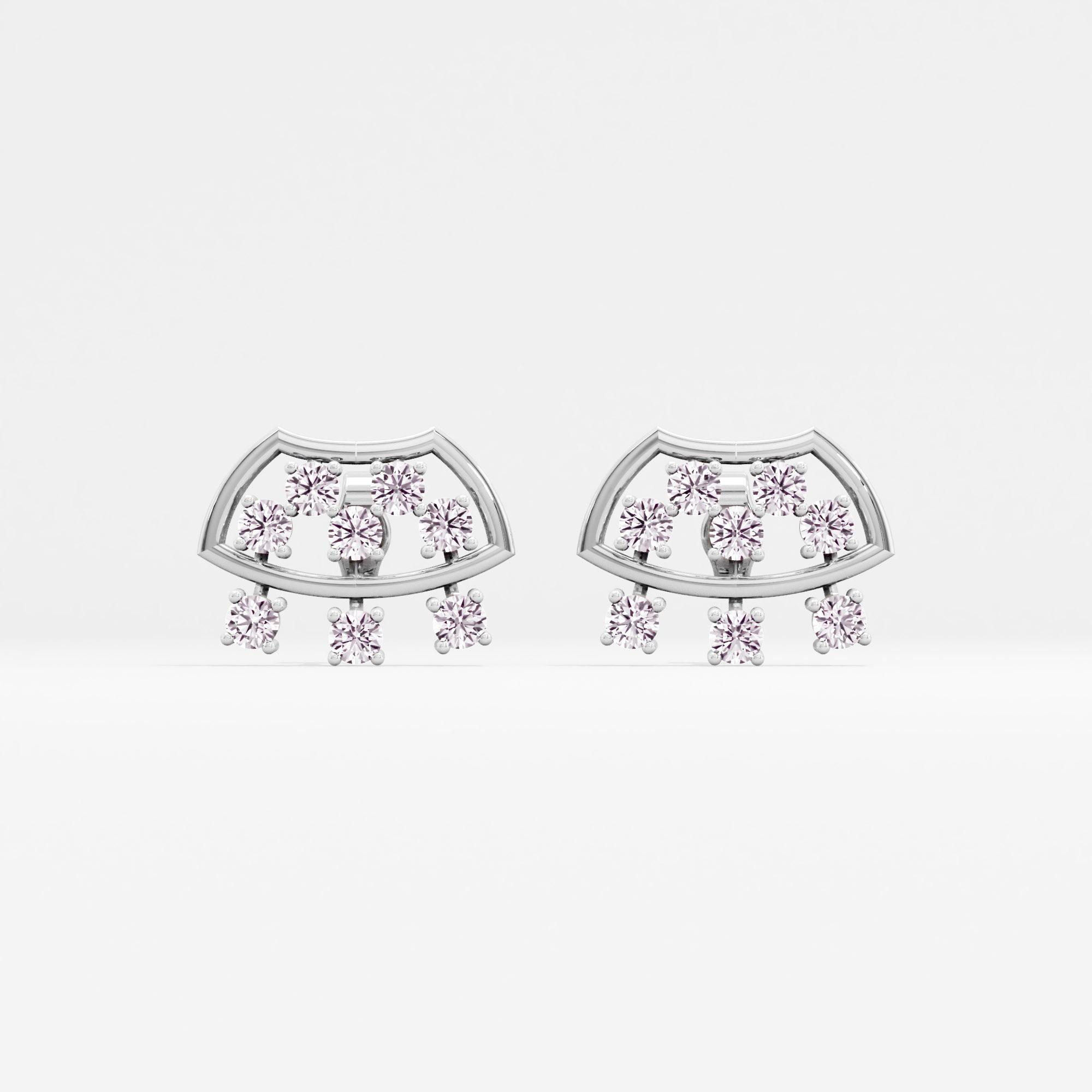 Cosmic Trapeze Stud Earrings