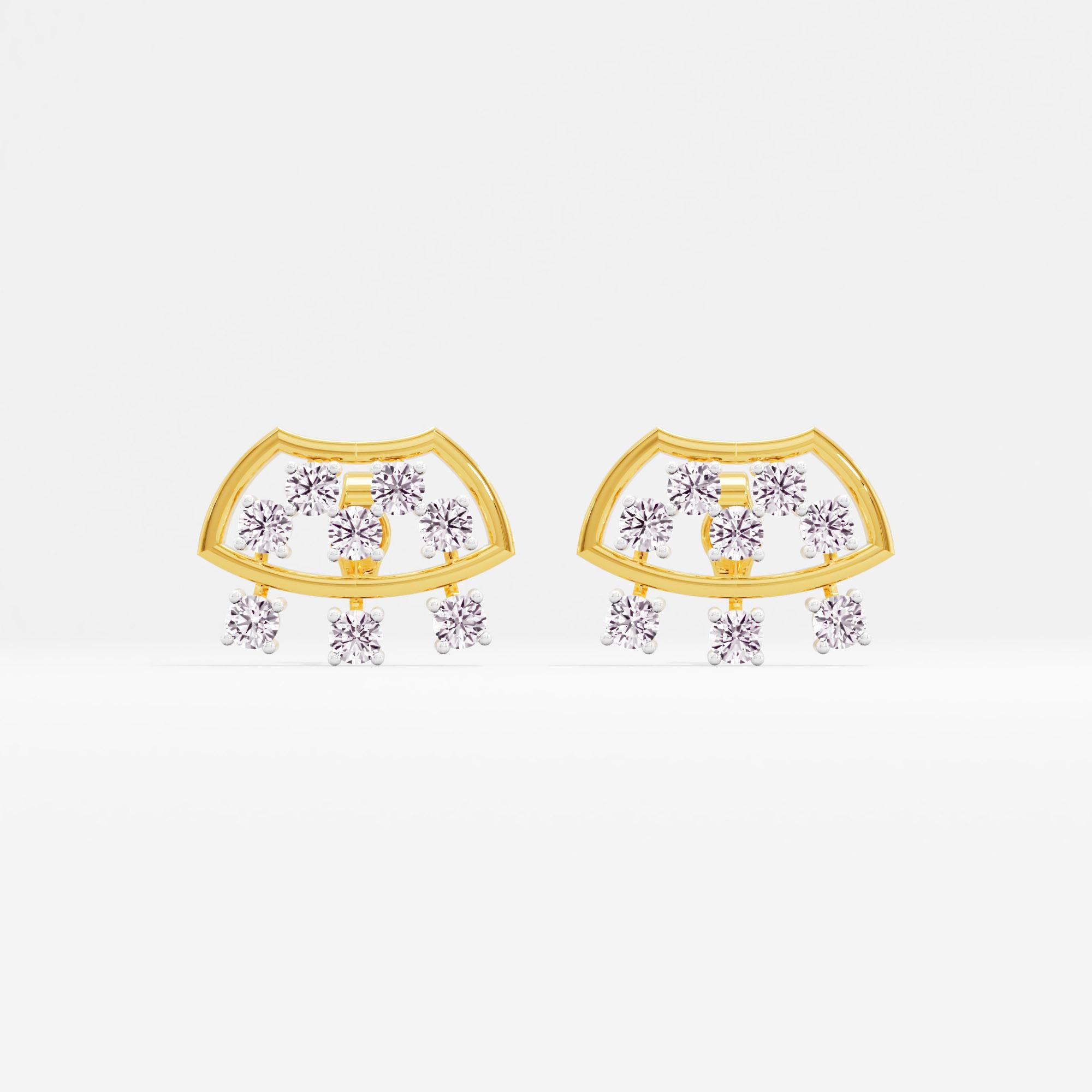 Cosmic Trapeze Stud Earrings