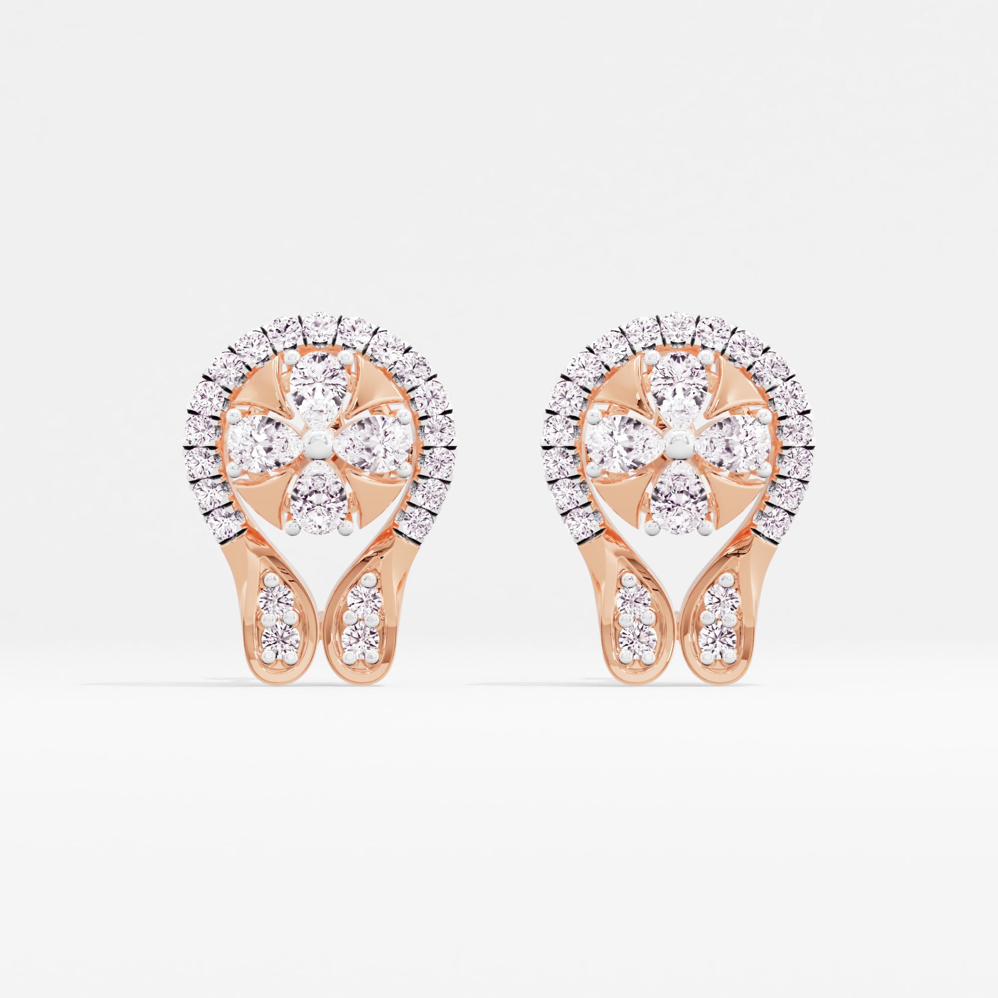 Dewdrop Starlight Stud Earrings