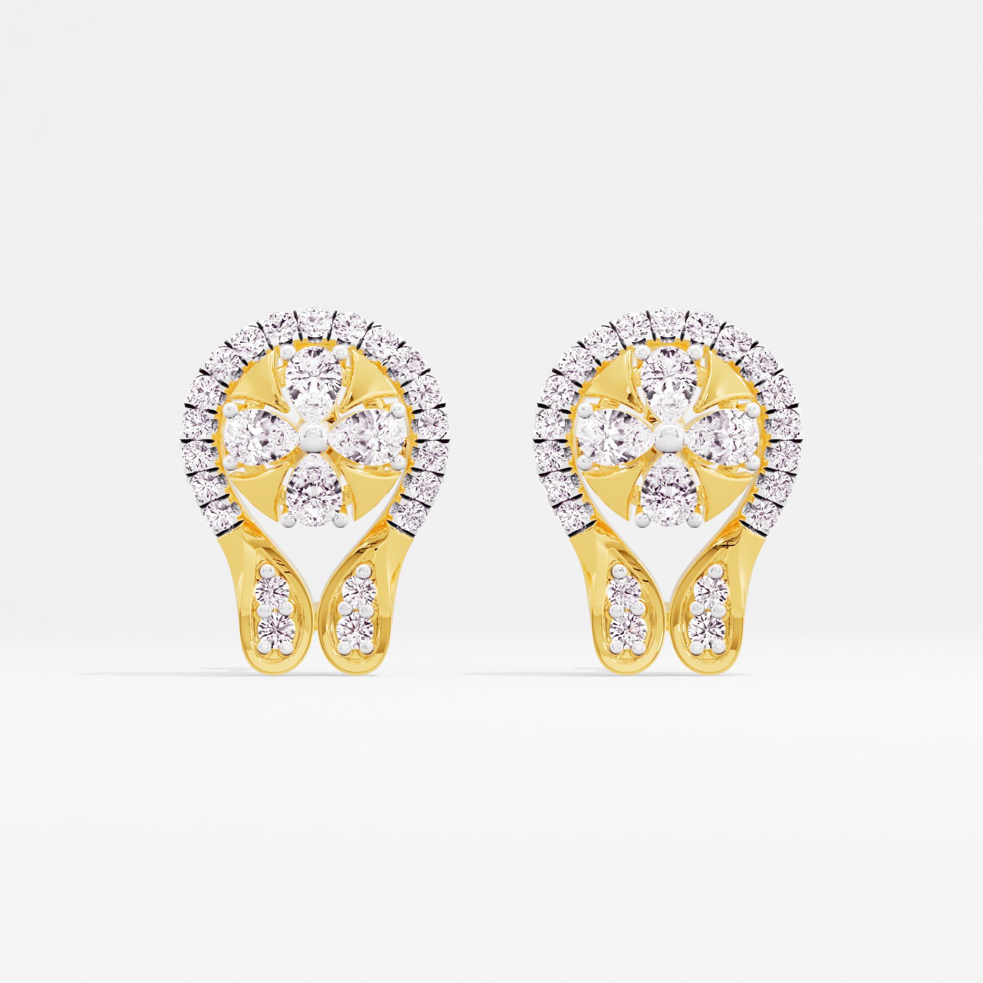 Dewdrop Starlight Stud Earrings