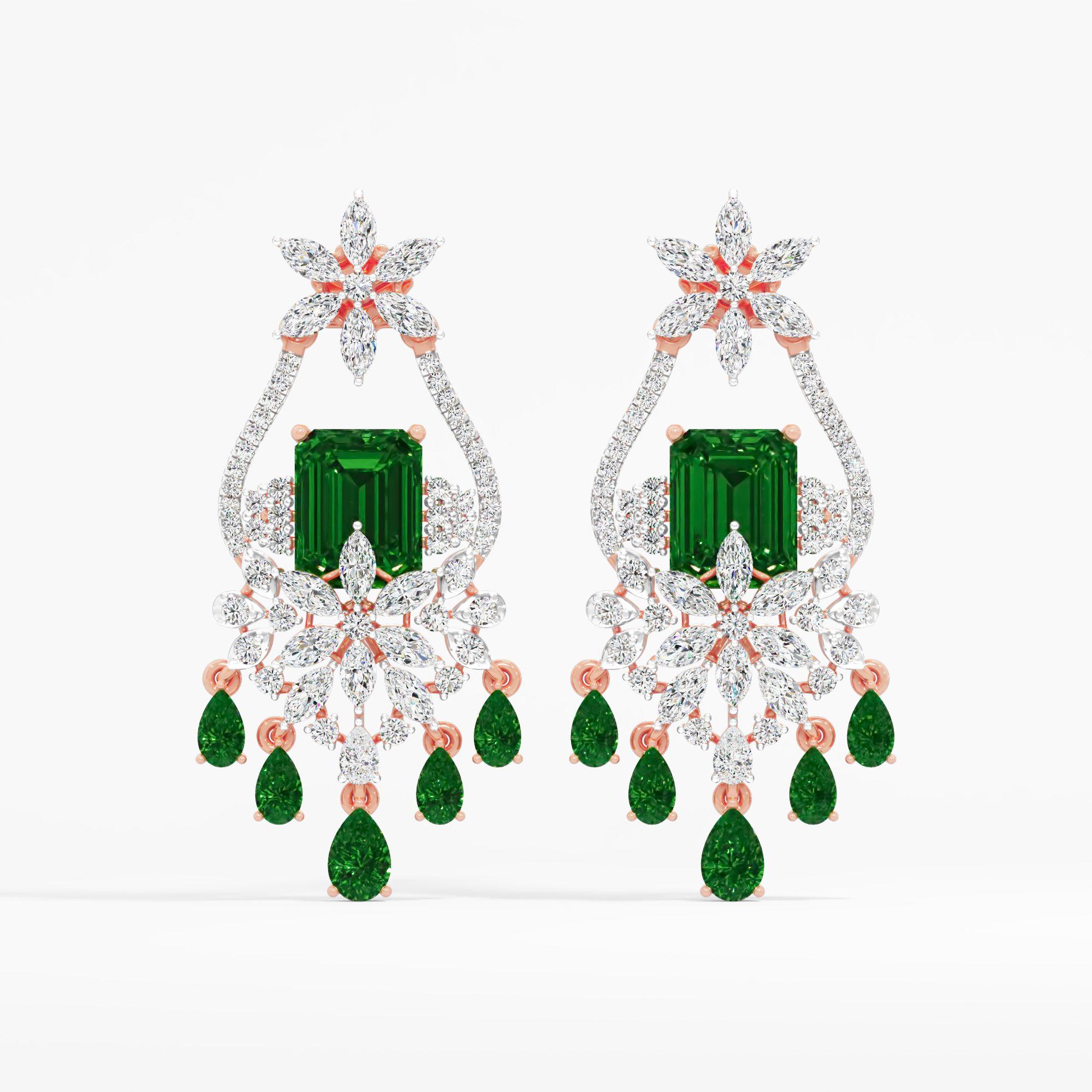 Zariya Grand Cascade Earrings