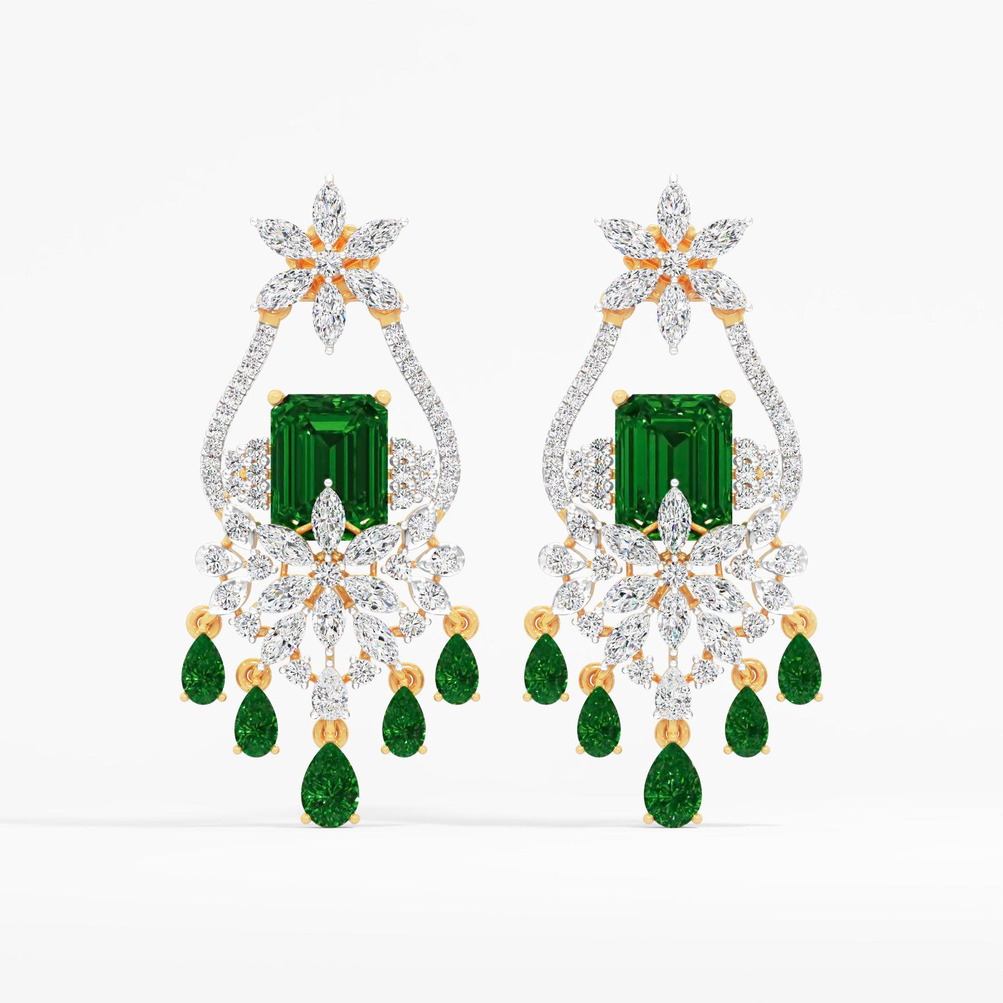 Zariya Grand Cascade Earrings