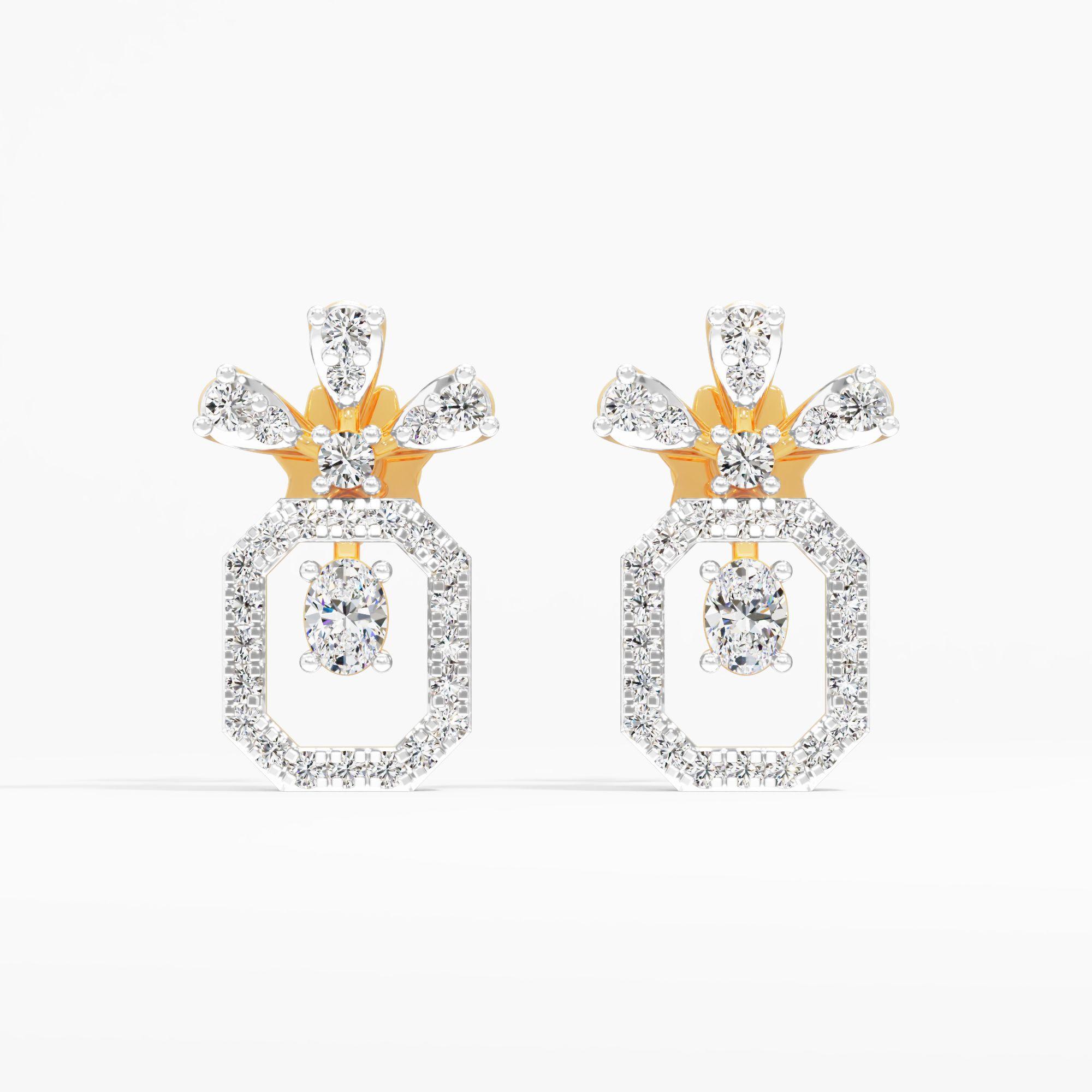 The Sitara Halo Studs Earrings