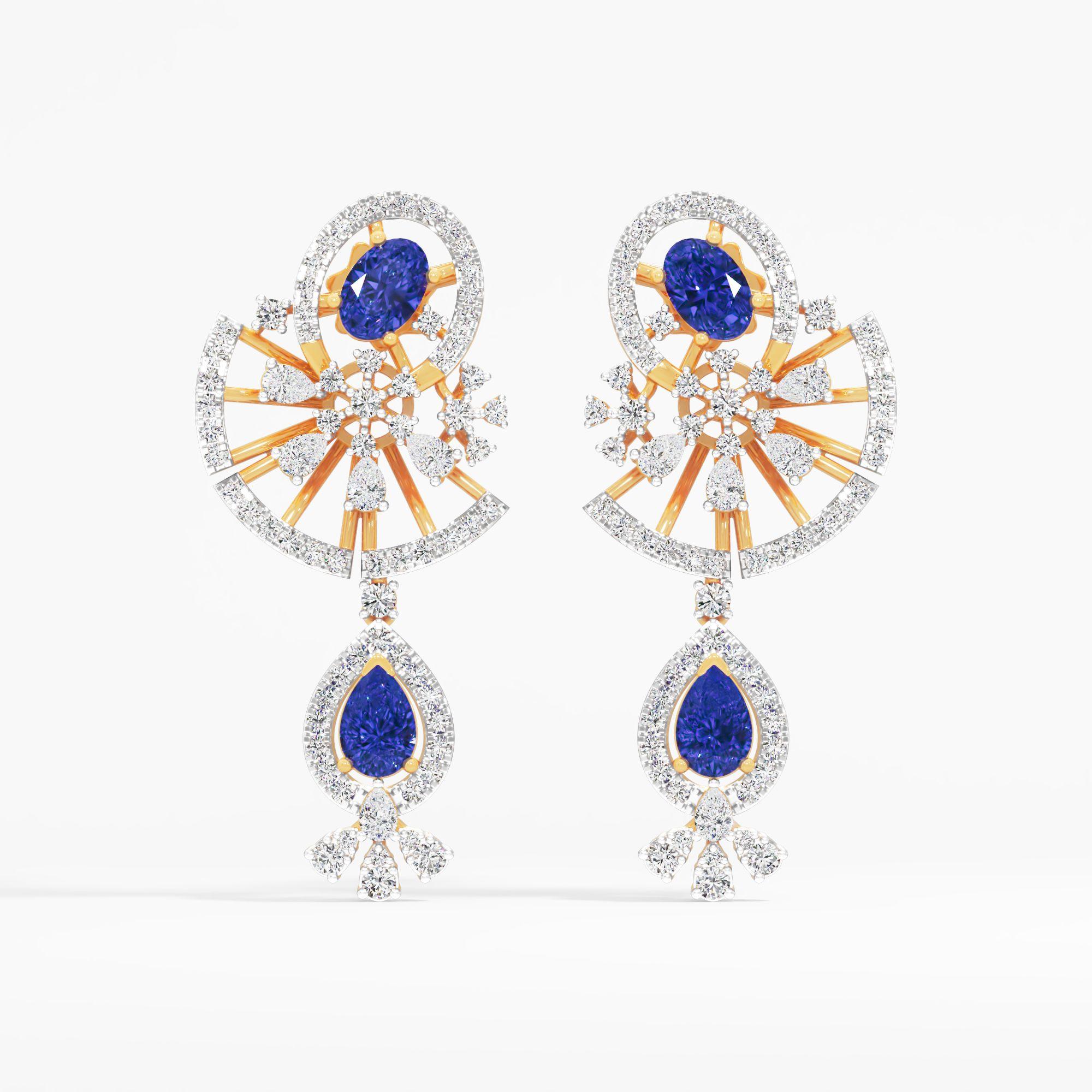 Art Deco Fan Danglers