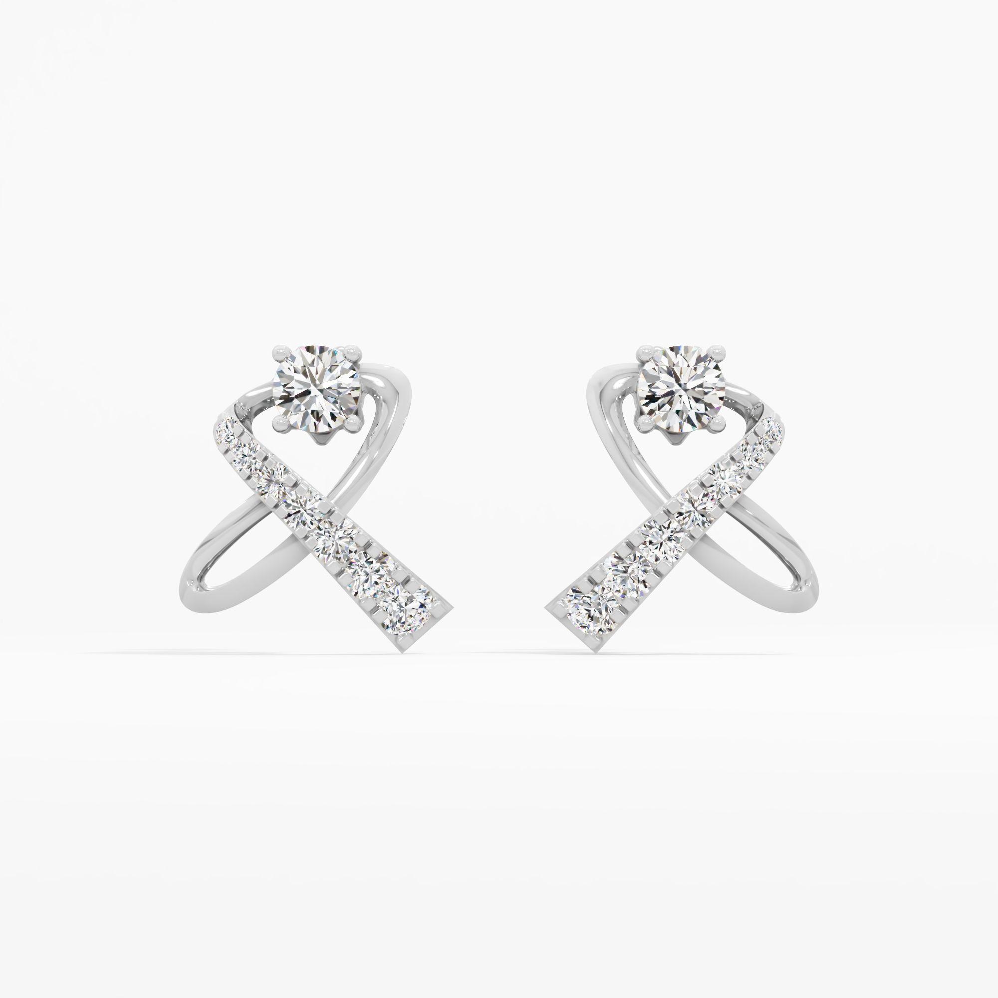 The Crossover Stud Earrings