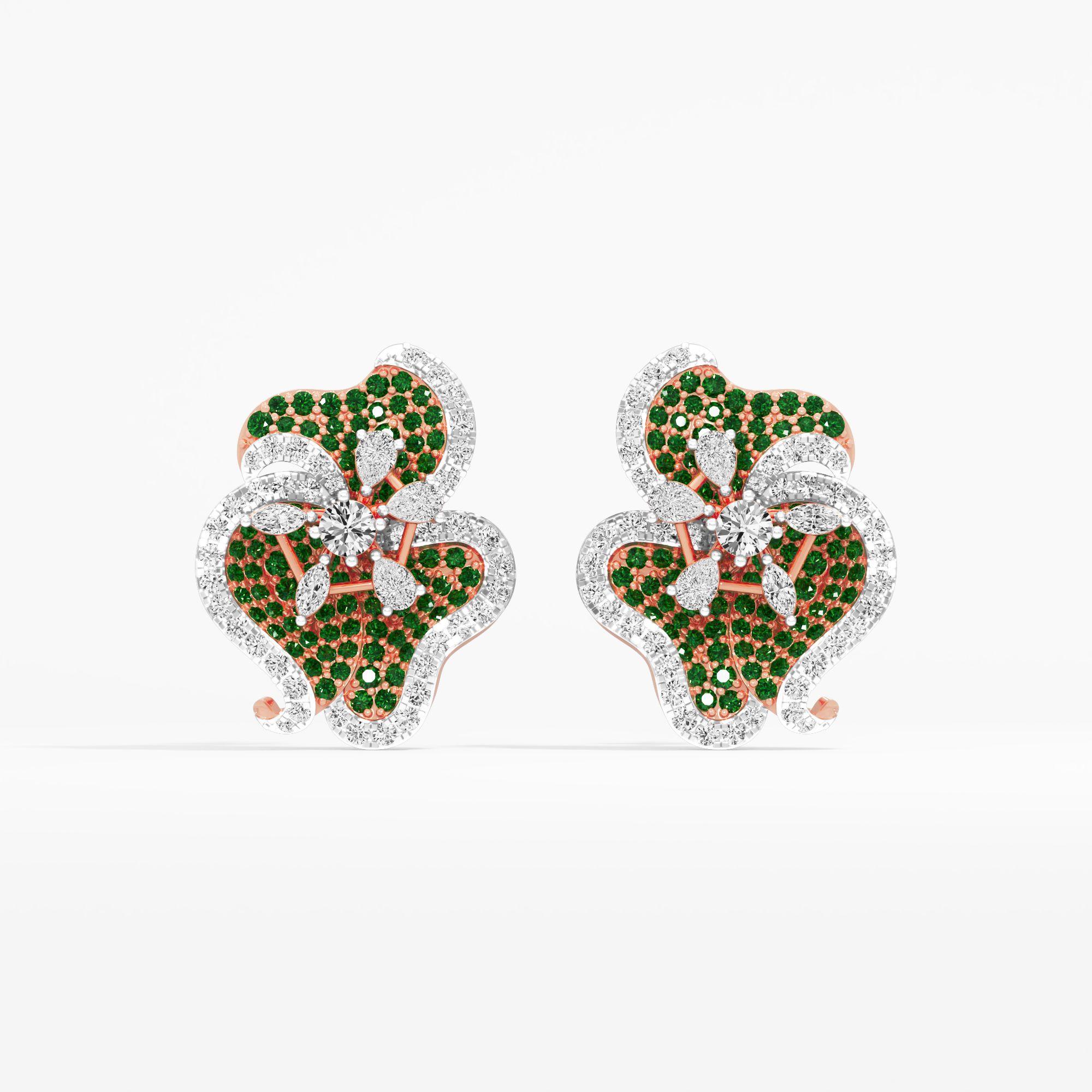 Shamrock Eclat Stud Earrings