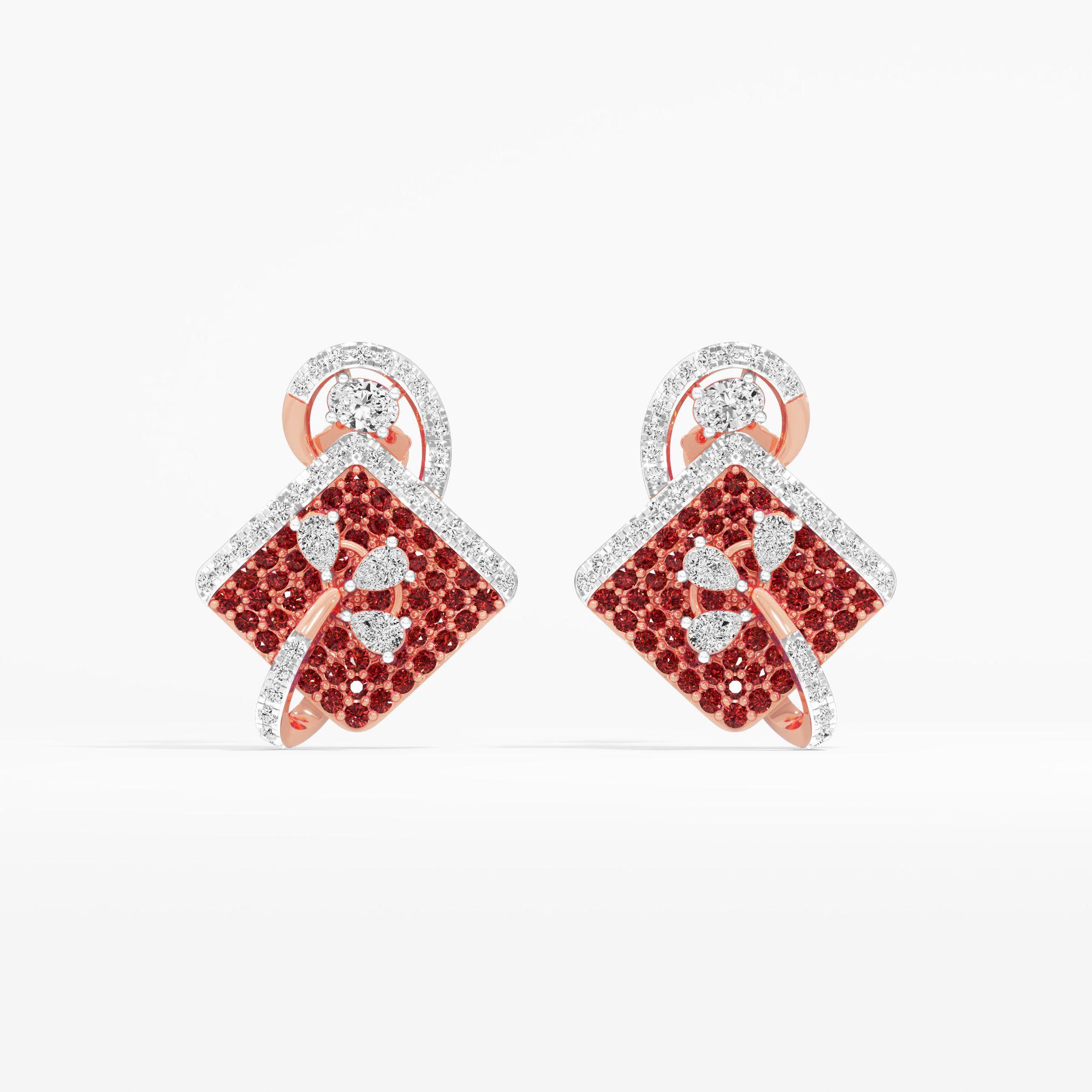 Wildrose Drift Stud Earrings