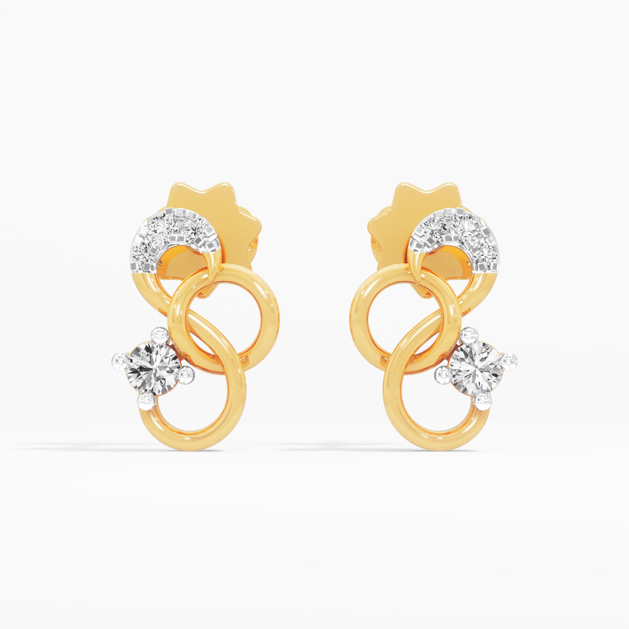 Infinity Orbit Stud Earrings