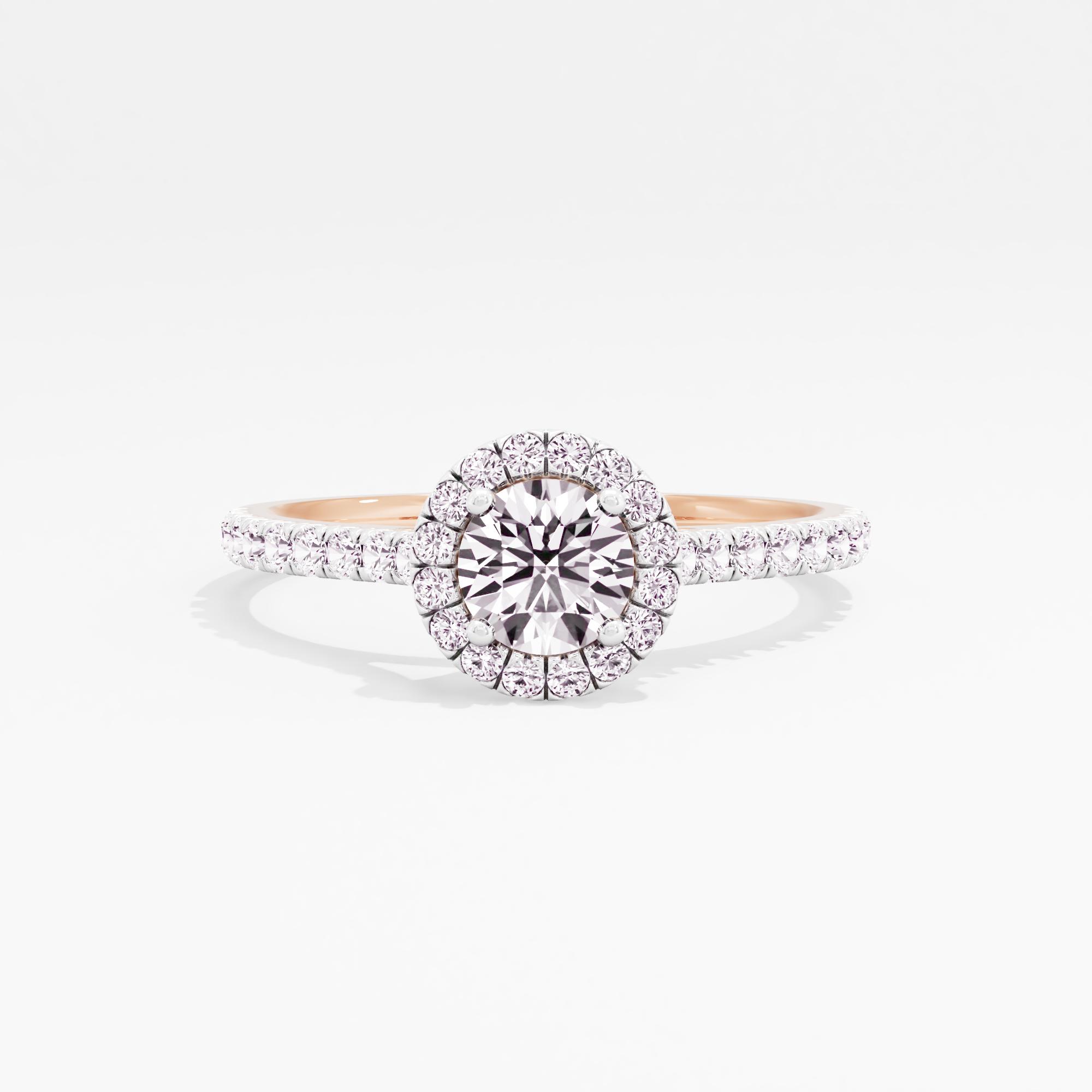 Pure Romance Halo Engagement Ring
