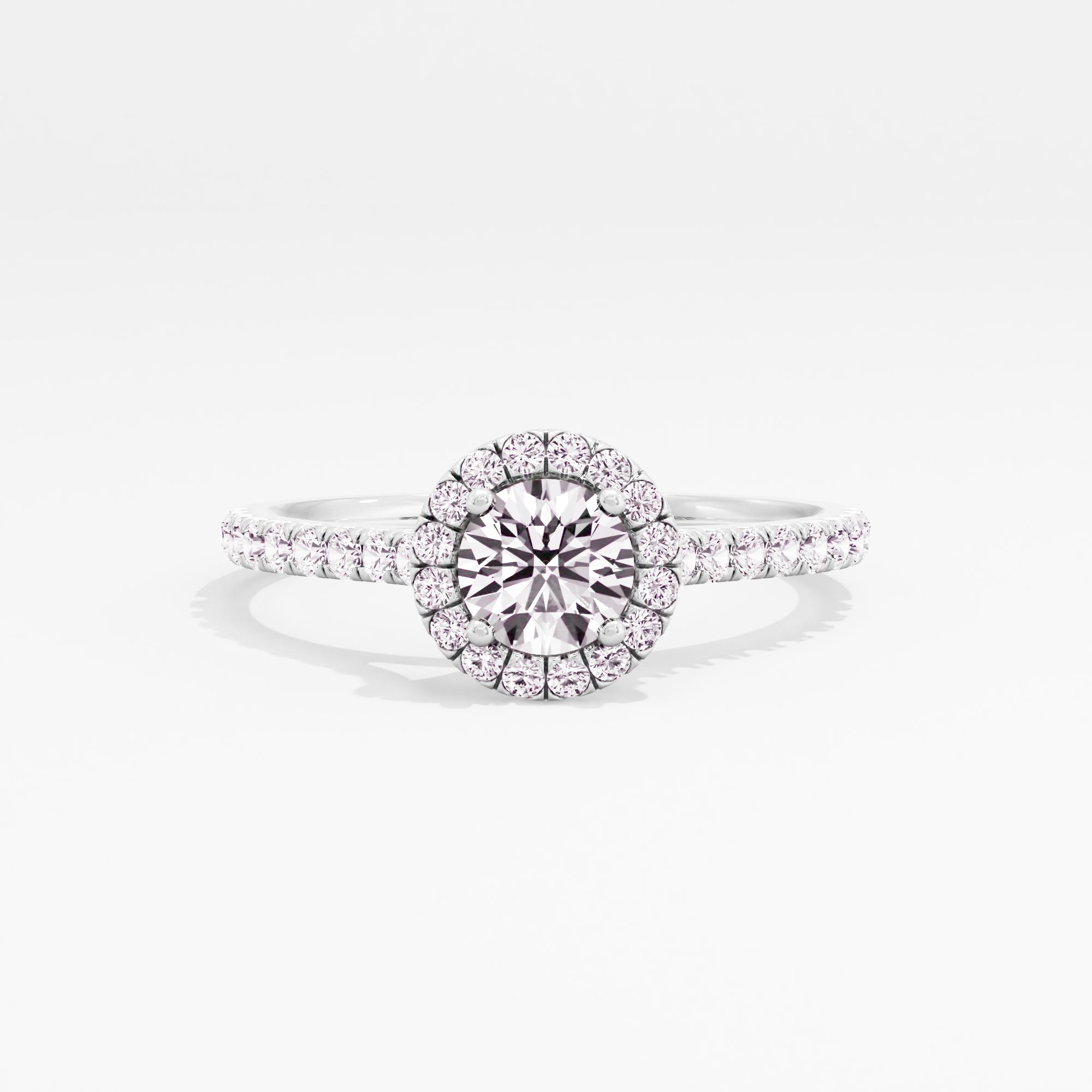 Pure Romance Halo Engagement Ring