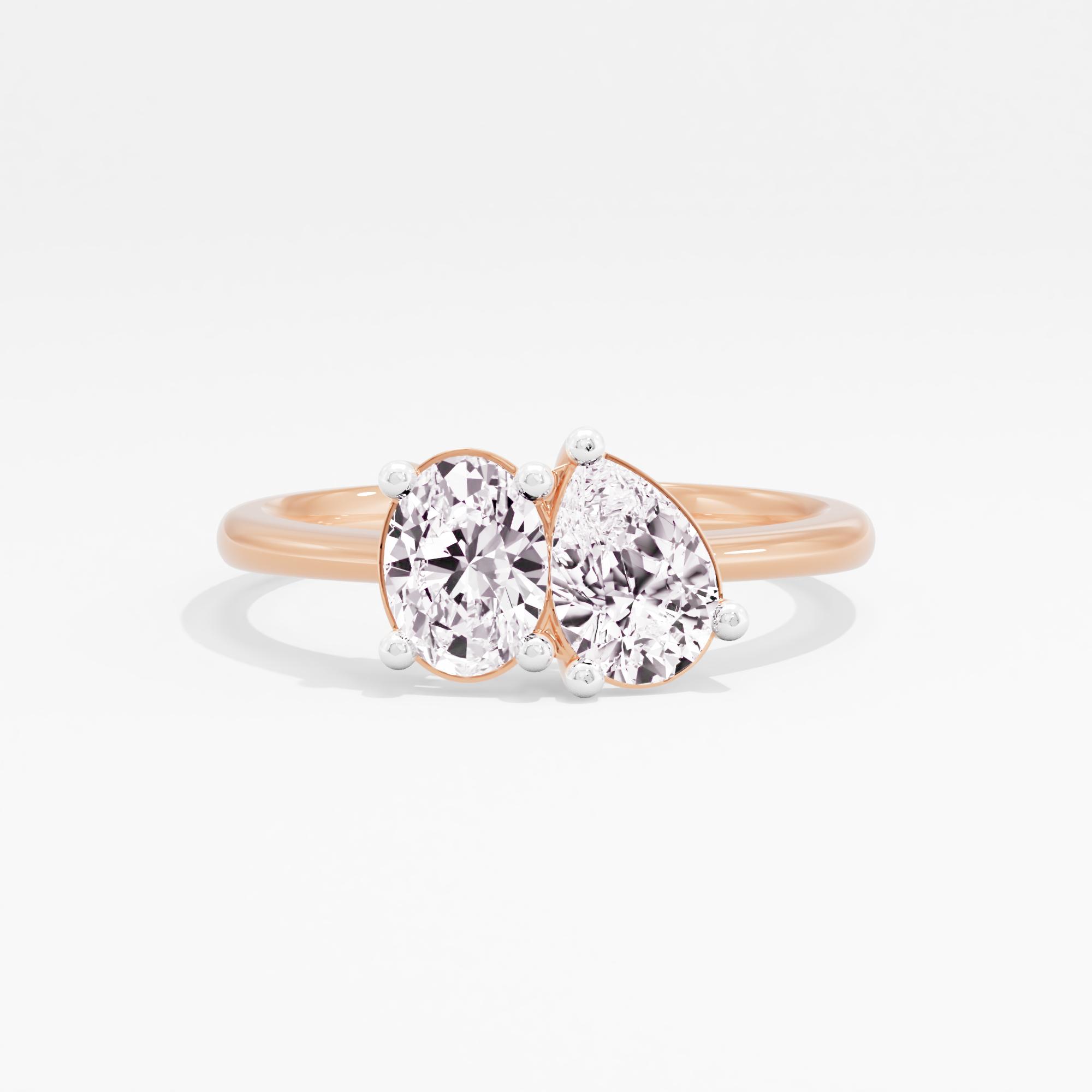 Timeless Glow 2 Stone Ring