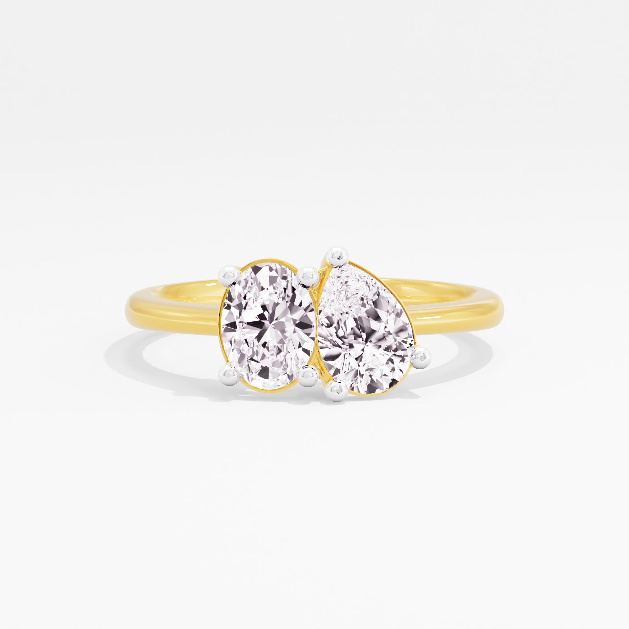 Timeless Glow 2 Stone Ring