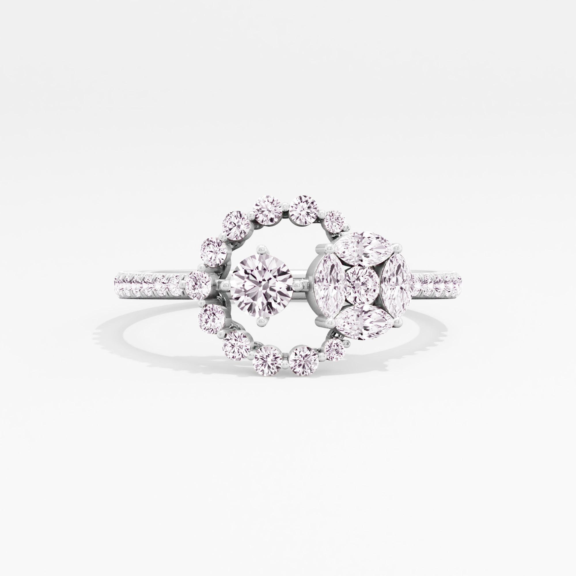 Celeste Orbit Solitaire Ring
