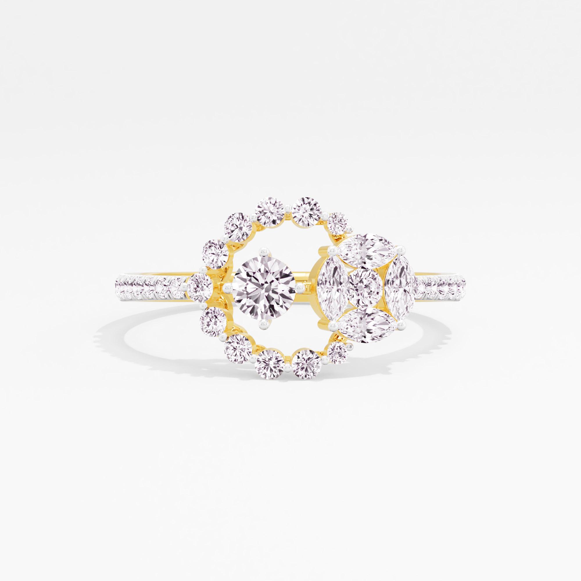 Celeste Orbit Solitaire Ring