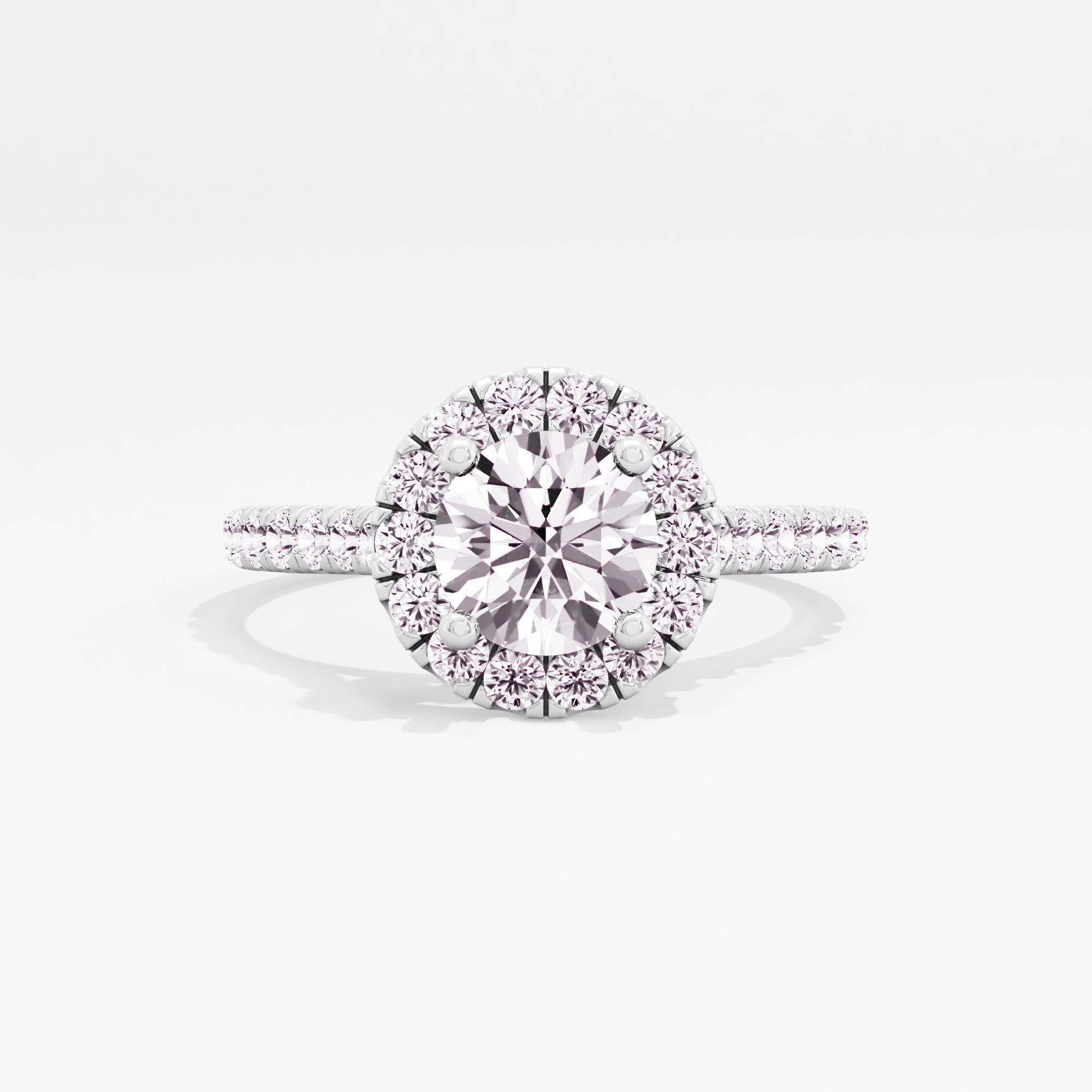 Delight Glimmers Halo Engagement Ring