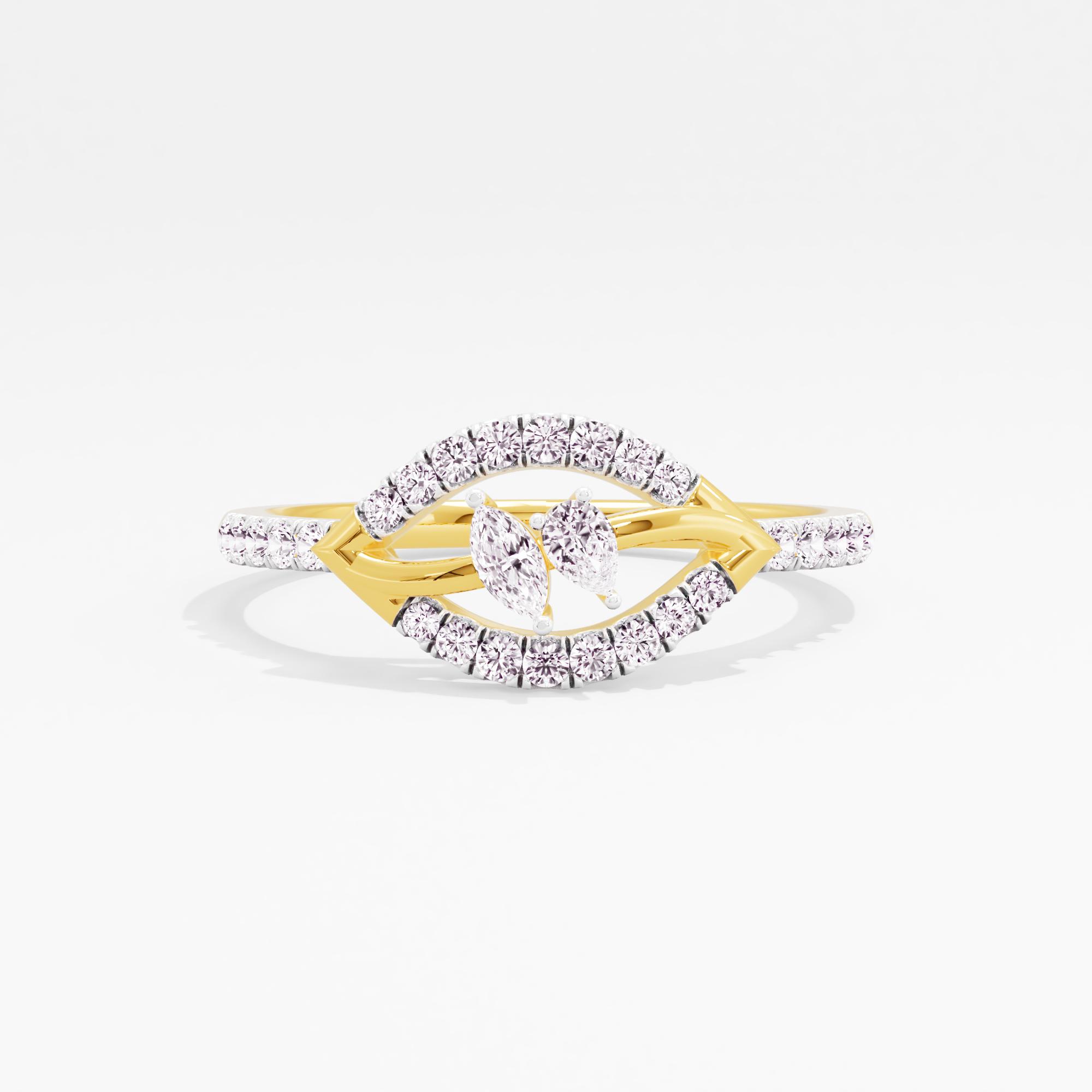 Astral Gaze 2 Stone Ring