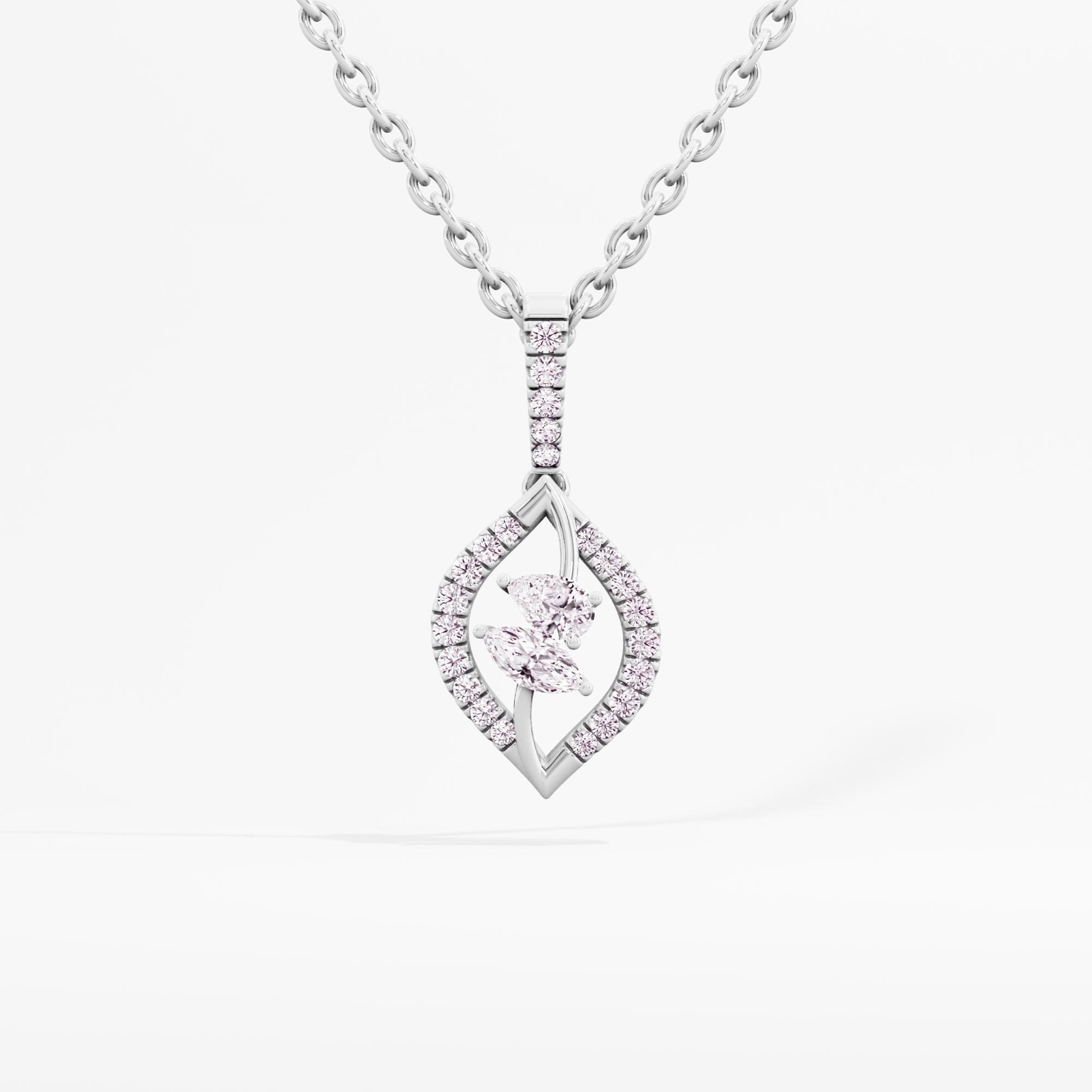 Astral Gaze 2 Stone Pendant