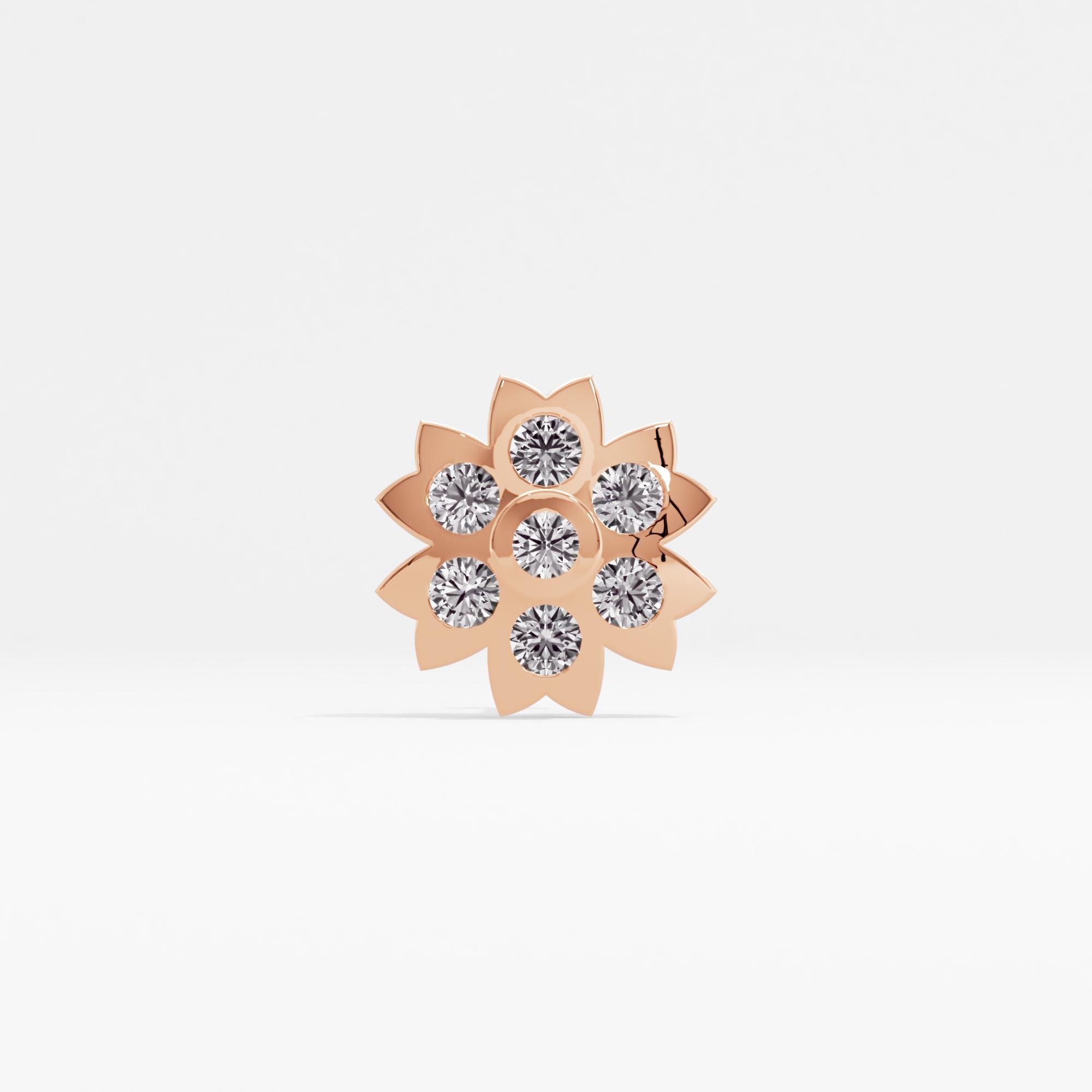 Floret Radiance Cluster Nose Pin