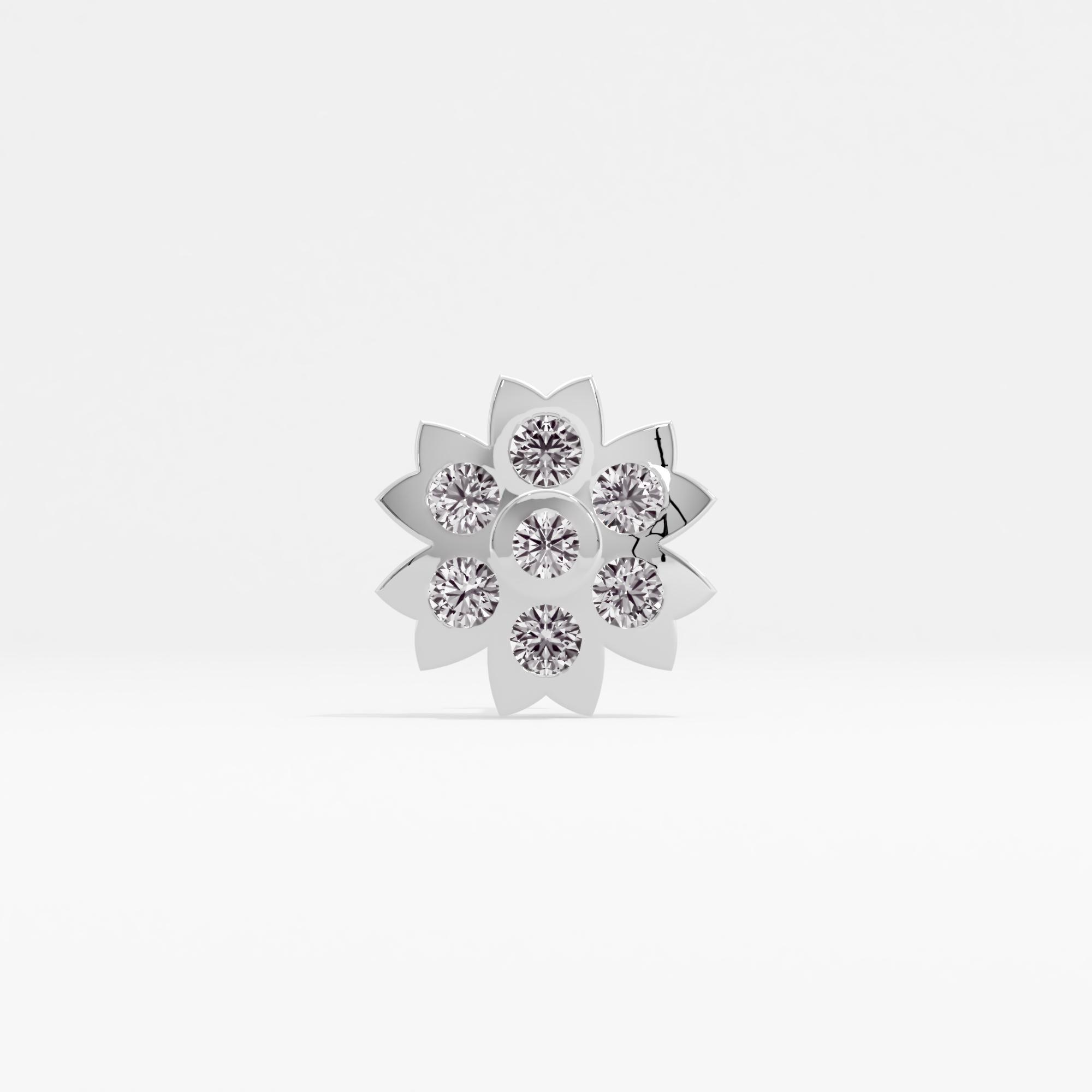 Floret Radiance Cluster Nose Pin