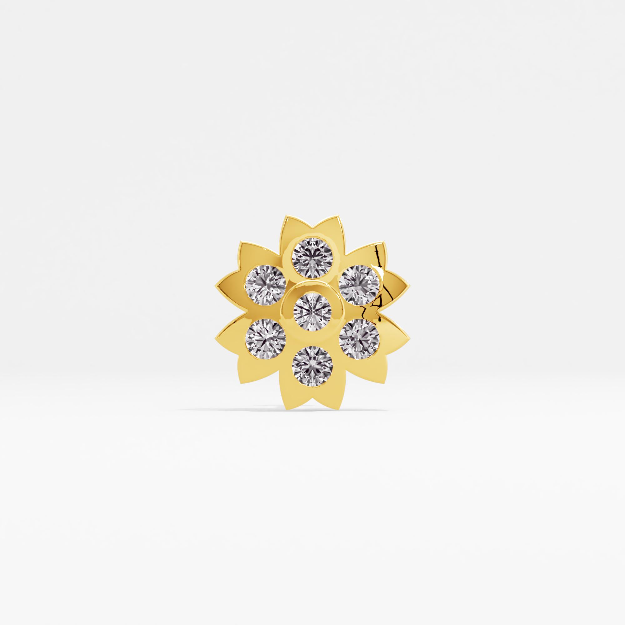 Floret Radiance Cluster Nose Pin