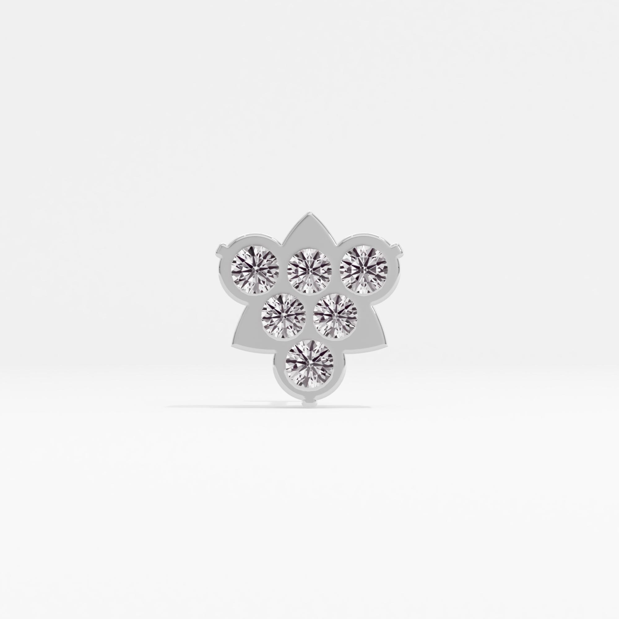 Traditional Beauty Cluster Nose Pin
