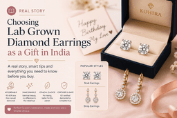 Real Story: Choosing Lab Grown Diamond Earrings as a Gift in India