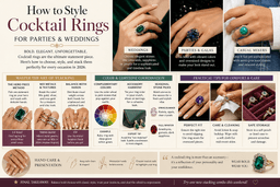 How to Style Cocktail Rings for Parties and Weddings: The Ultimate Guide