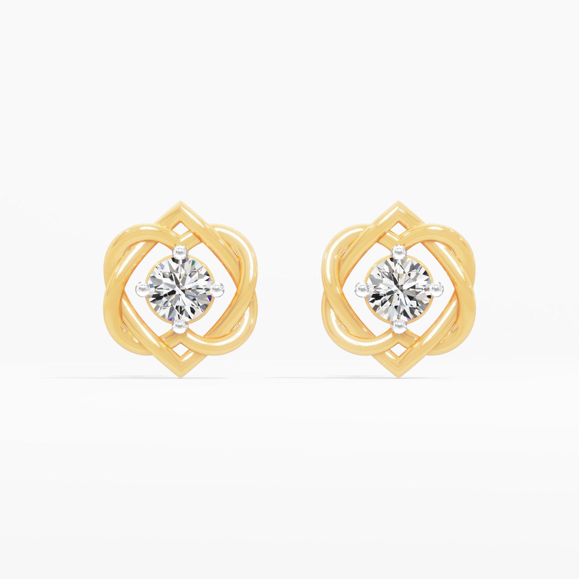Whispering Hearts Stud Earrings