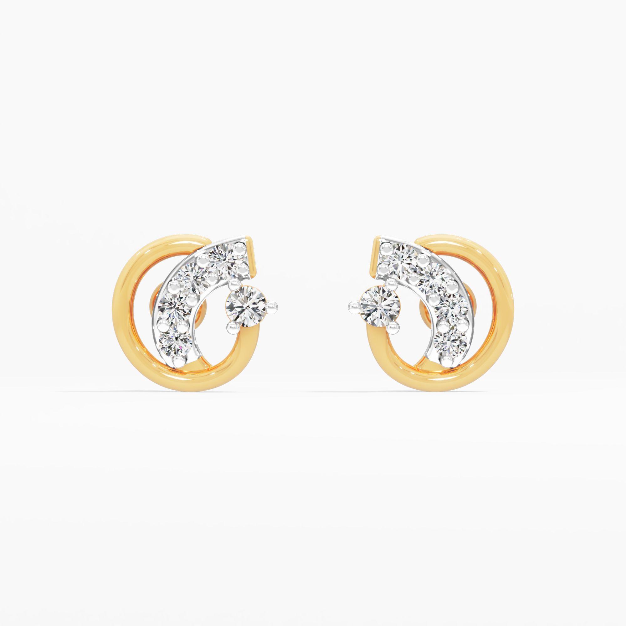 Orbit Gleam Stud Earrings