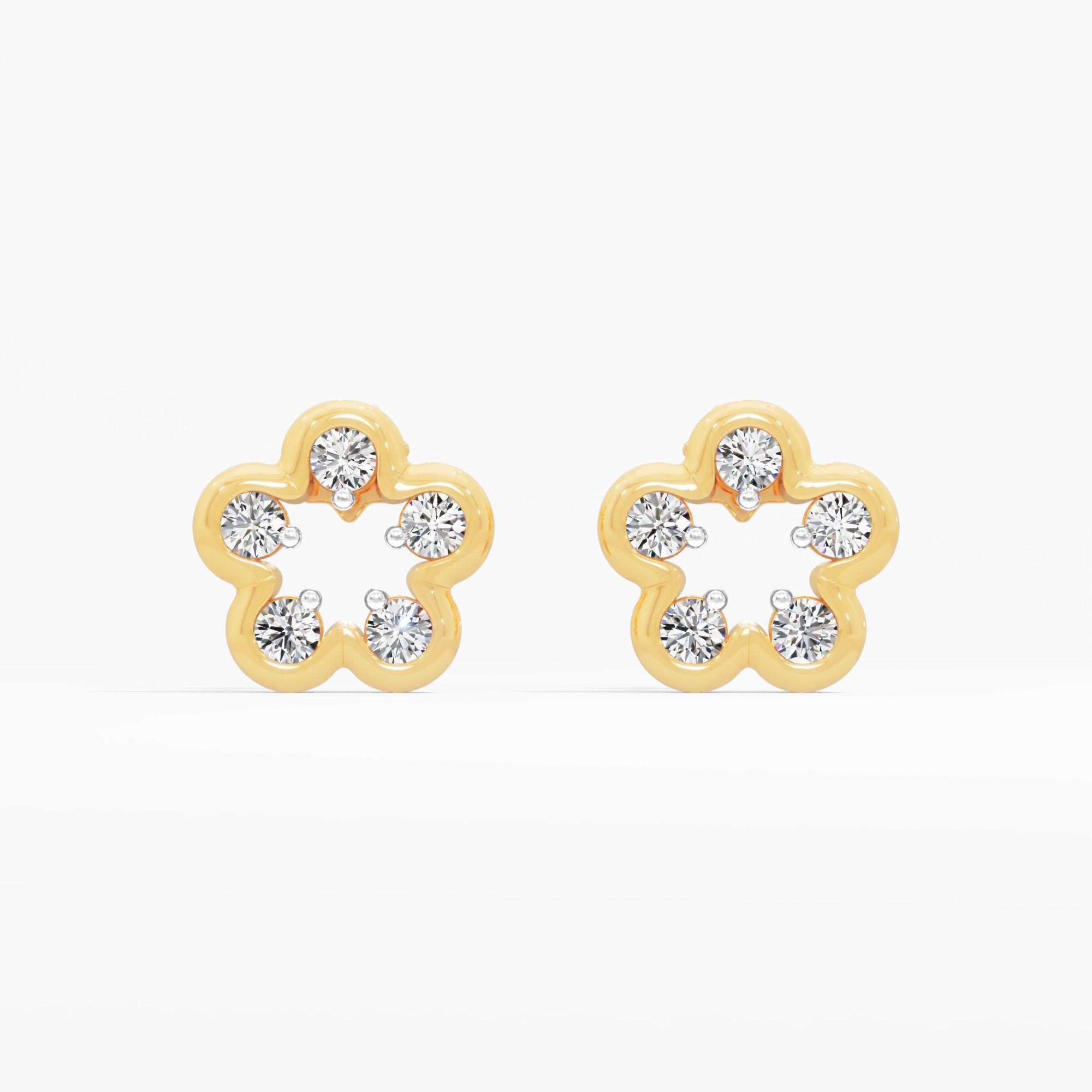 Primaflora Quintet Diamond Studs
