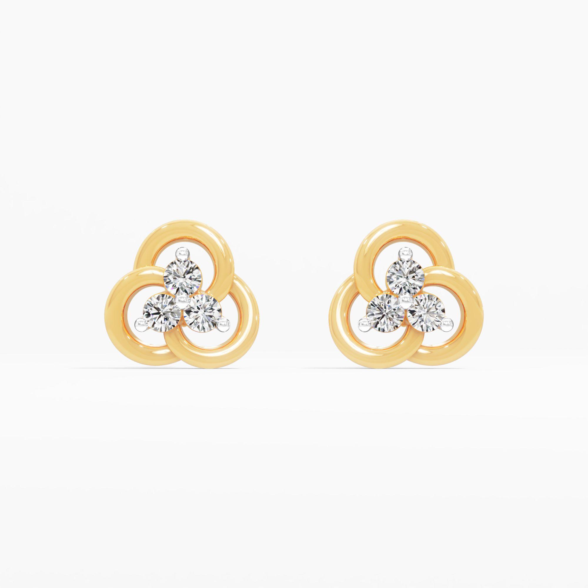 Vintage Essence Diamond Earrings