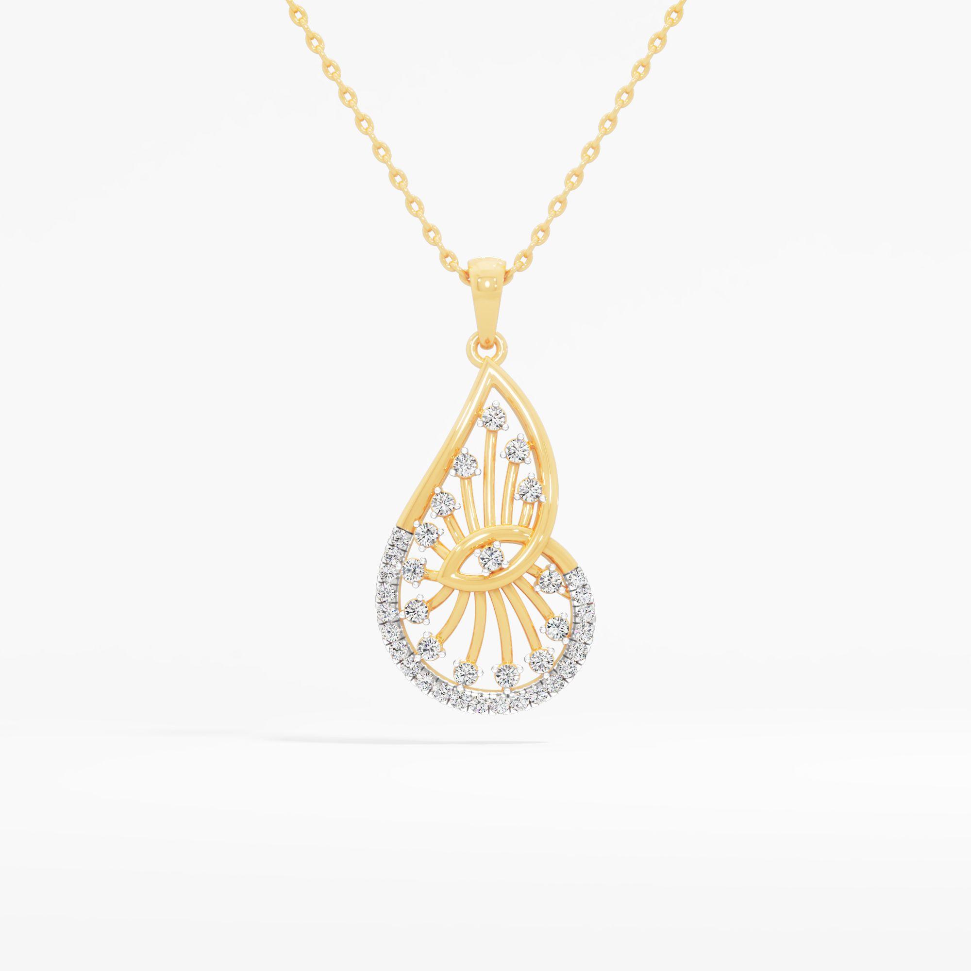 Celestia Grace Diamond Pendant