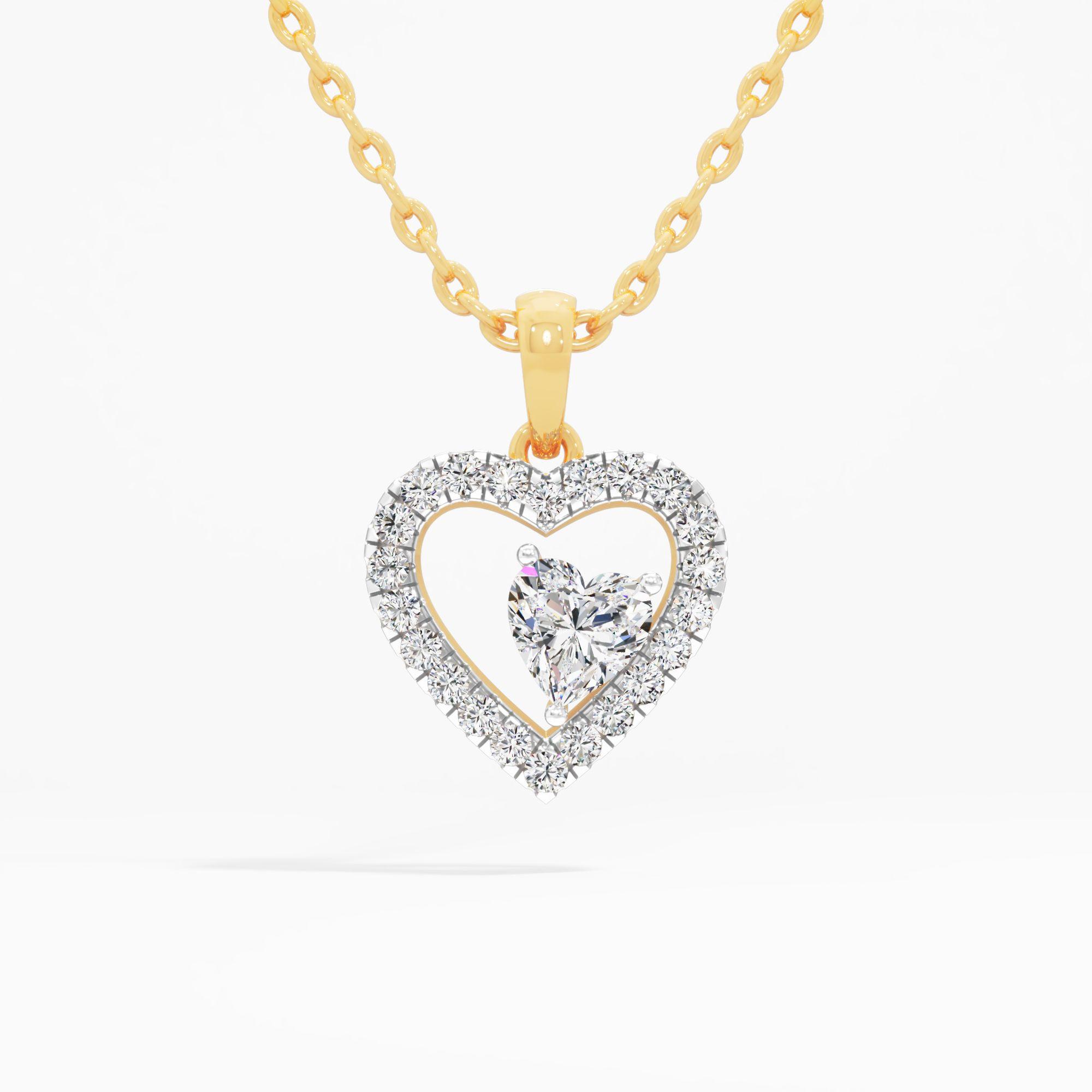 The Cherished Heart Solitaire Pendant