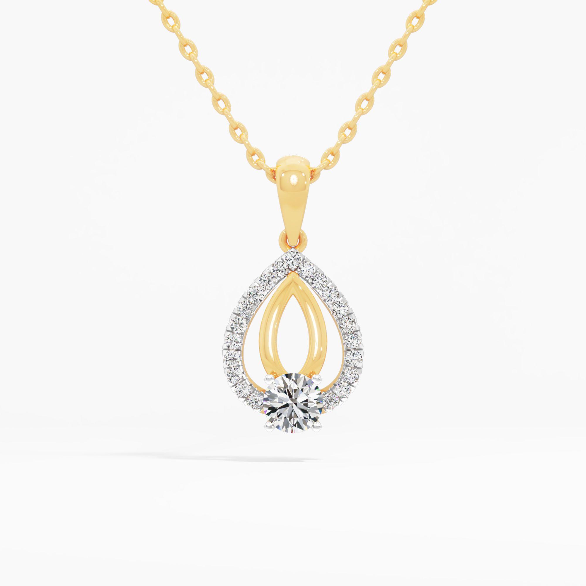 Eternal Dewdrop Solitaire Pendant