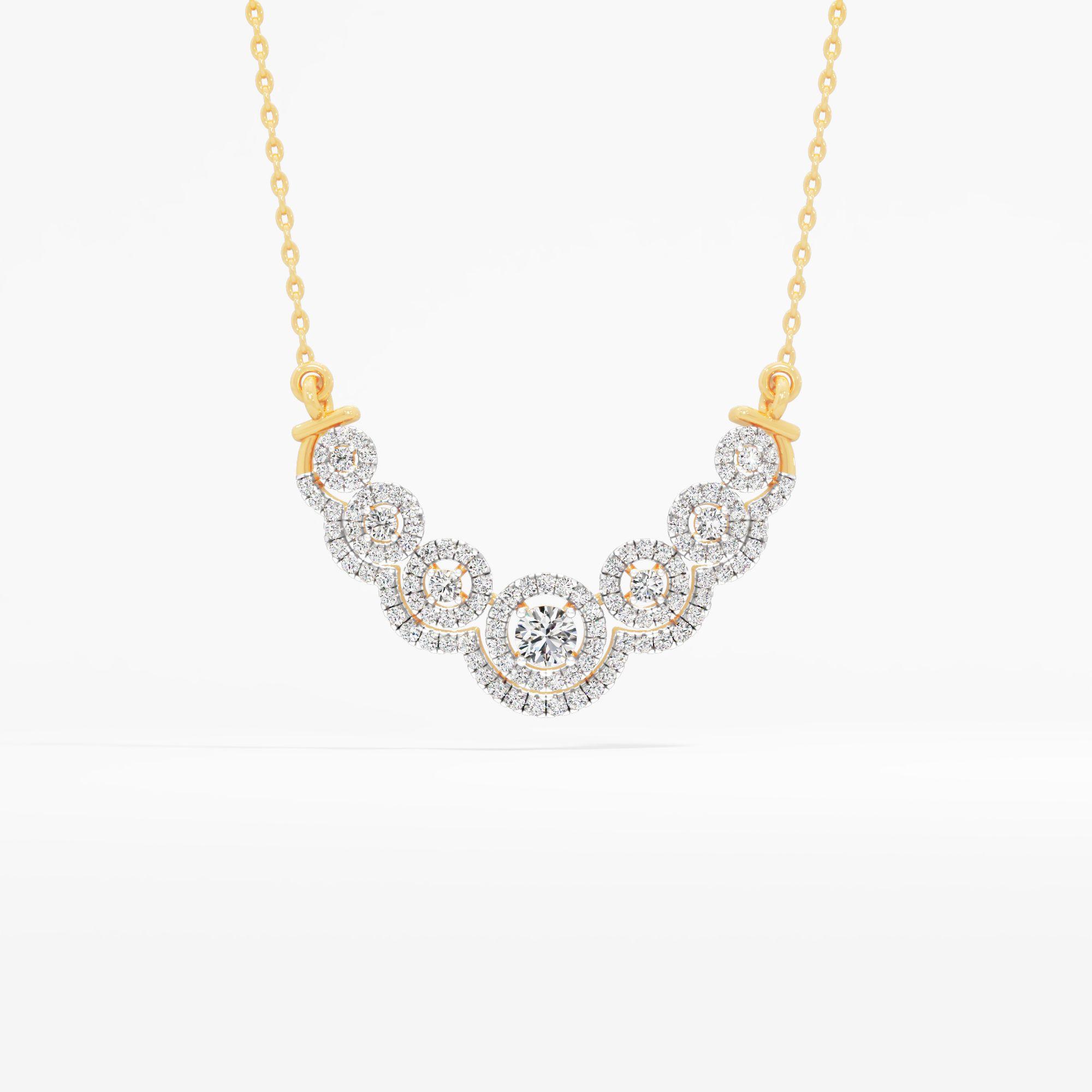 Eternelle Cluster Diamond Pendant