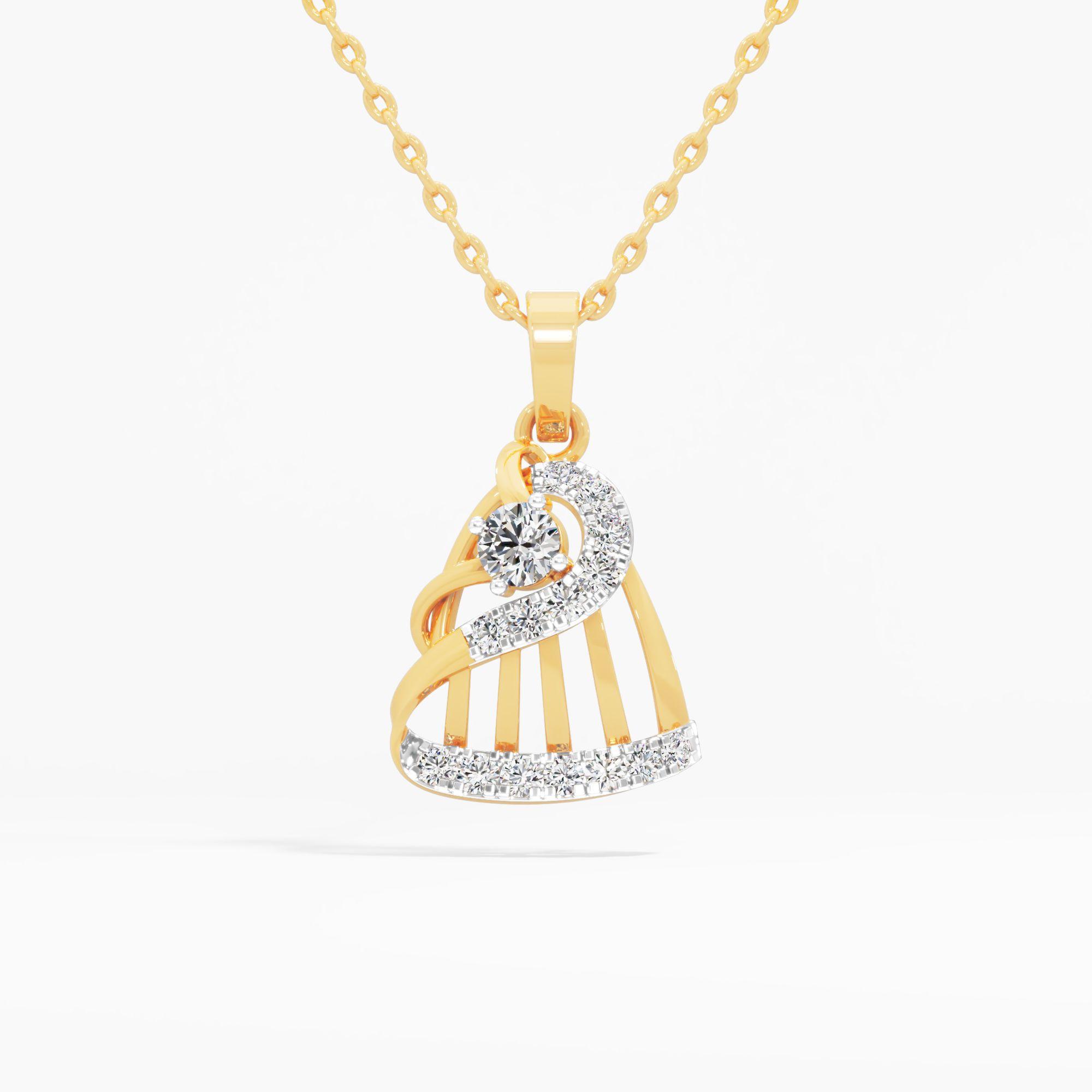 Enliven Crest Diamond Pendant
