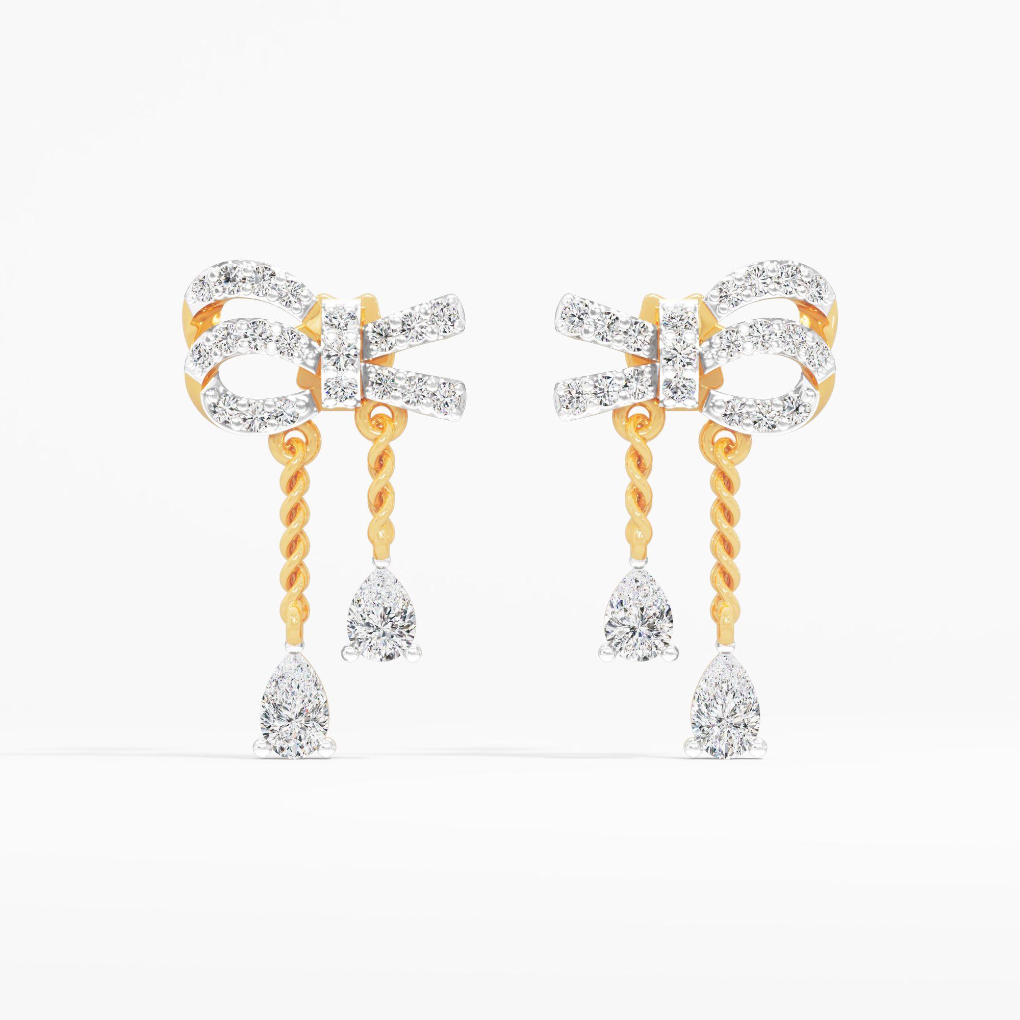 Butterfly Tassel Dangle Earrings